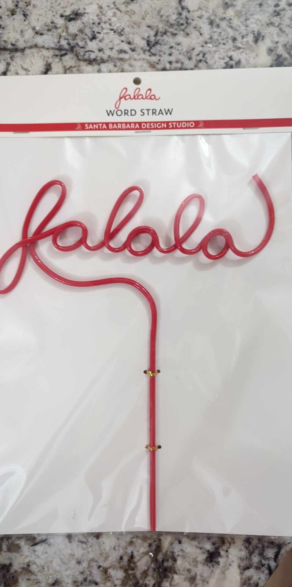 Falala Word Straw