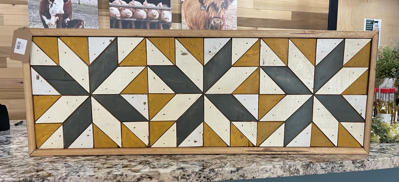 Barn Quilt 13.5X37.5