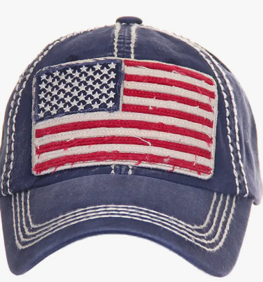 American Flag Vintage Baseball Cap