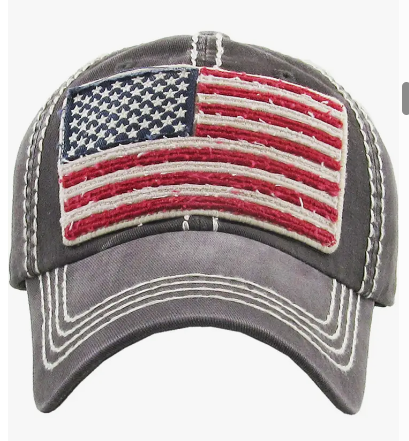 American Flag Vintage Baseball Cap
