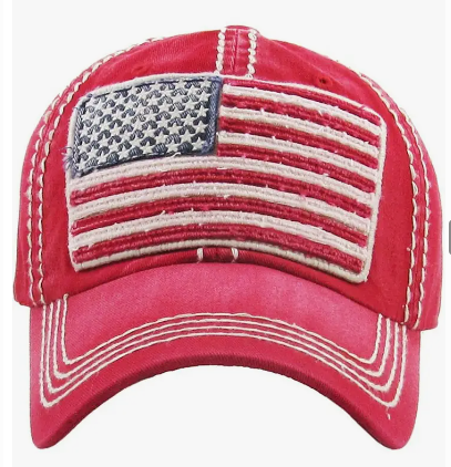 American Flag Vintage Baseball Cap