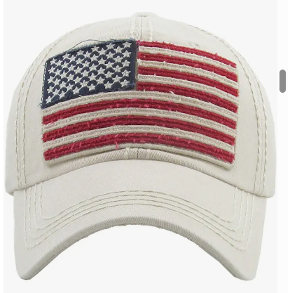 American Flag Vintage Baseball Cap
