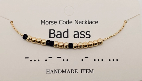 Morse Code Necklace