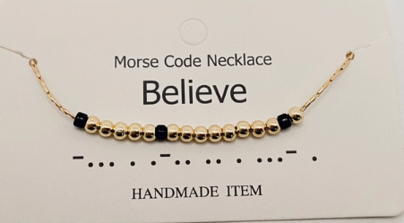 Morse Code Necklace