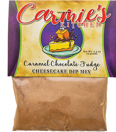 Carmie's Caramel Chocolate Fudge Cheesecake Dip Mix