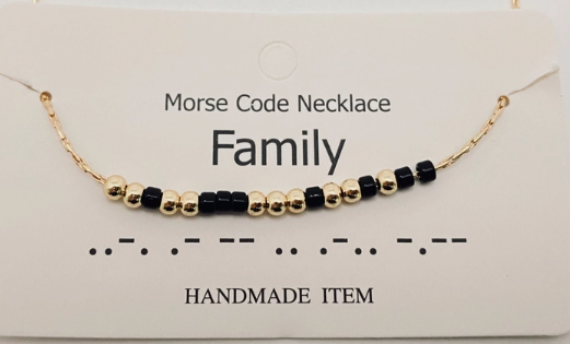 Morse Code Necklace