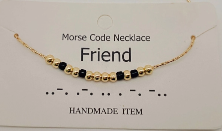 Morse Code Necklace