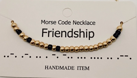 Morse Code Necklace