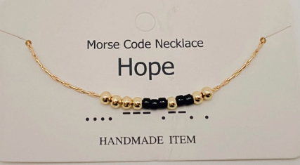Morse Code Necklace