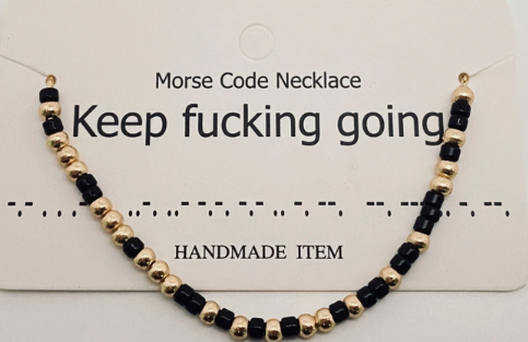 Morse Code Necklace