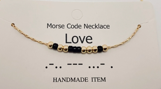 Morse Code Necklace