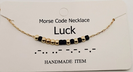 Morse Code Necklace