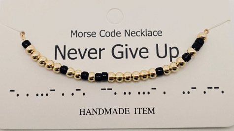 Morse Code Necklace