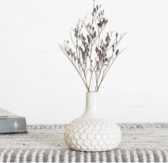 PD HXDC051 4" Dot Pattern Vase