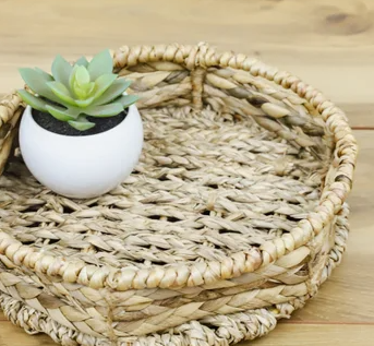 PD PDVT-23 9.84" Woven Circle Tray