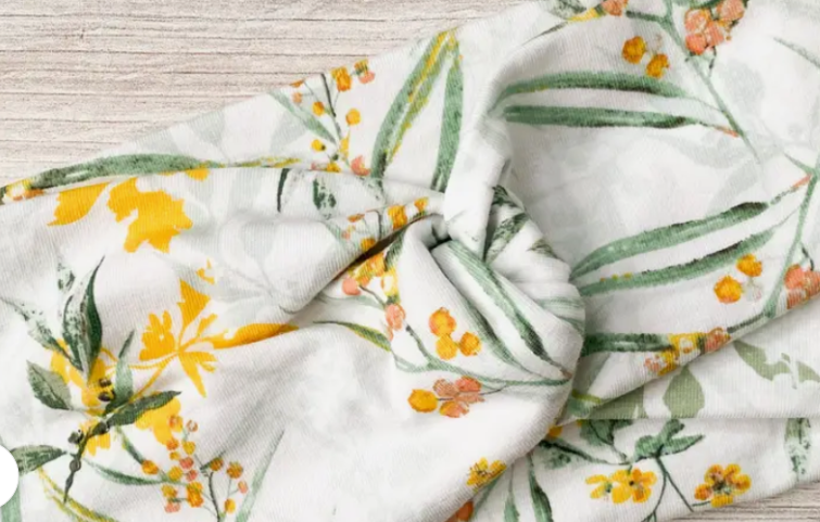 Headband Adult/Teen White Floral