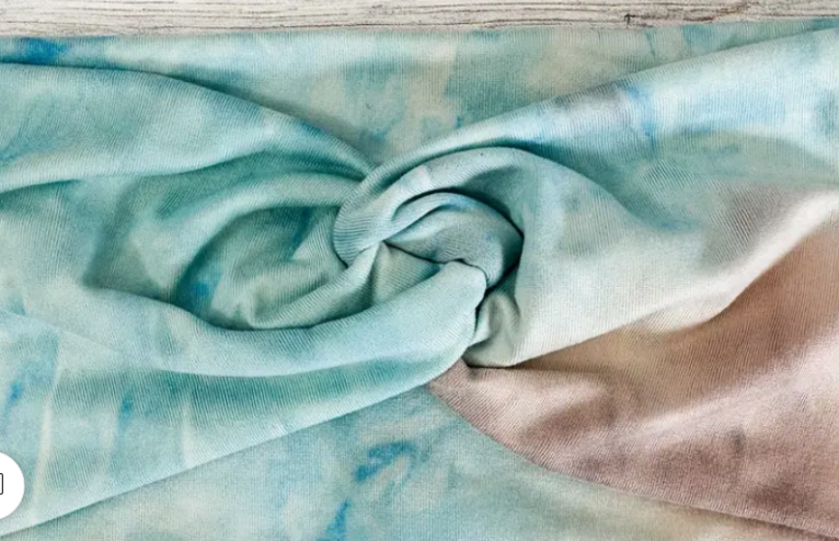 Headband Adult/Teen Blue And Purple Tie Dye