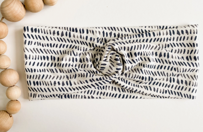 Headband Baby/Toddler Charcoal Dash