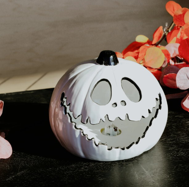 PD PDDJ2302 6.1" J-O-L Flicker Pumpkin With Timer