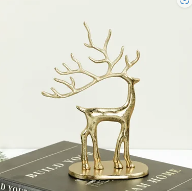 PD 10" GOLD REINDEER PDSON23-06
