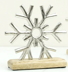 PD 5.9" ALUM. SNOWFLAKE TABLETOP