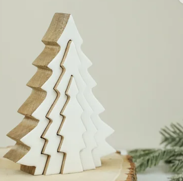 PD 3D WOOD TREE W/3 INNER CUT TREES PDIW23003