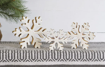 PD SPARKLE SNOWFLAKES MED PDMAB-002 (M)