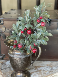 Crystalline Mistleberry Spray 22"