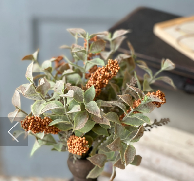 L&V 11" Autumn Herbs Bush (Pumpkin)