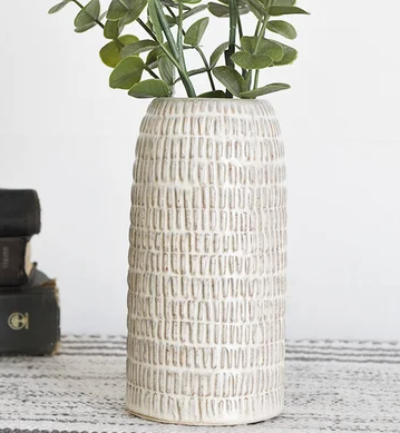 PD PDDL-17 8" CROSS PATTERN VASE