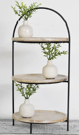 3 TIER WOOD RISER PDNE769