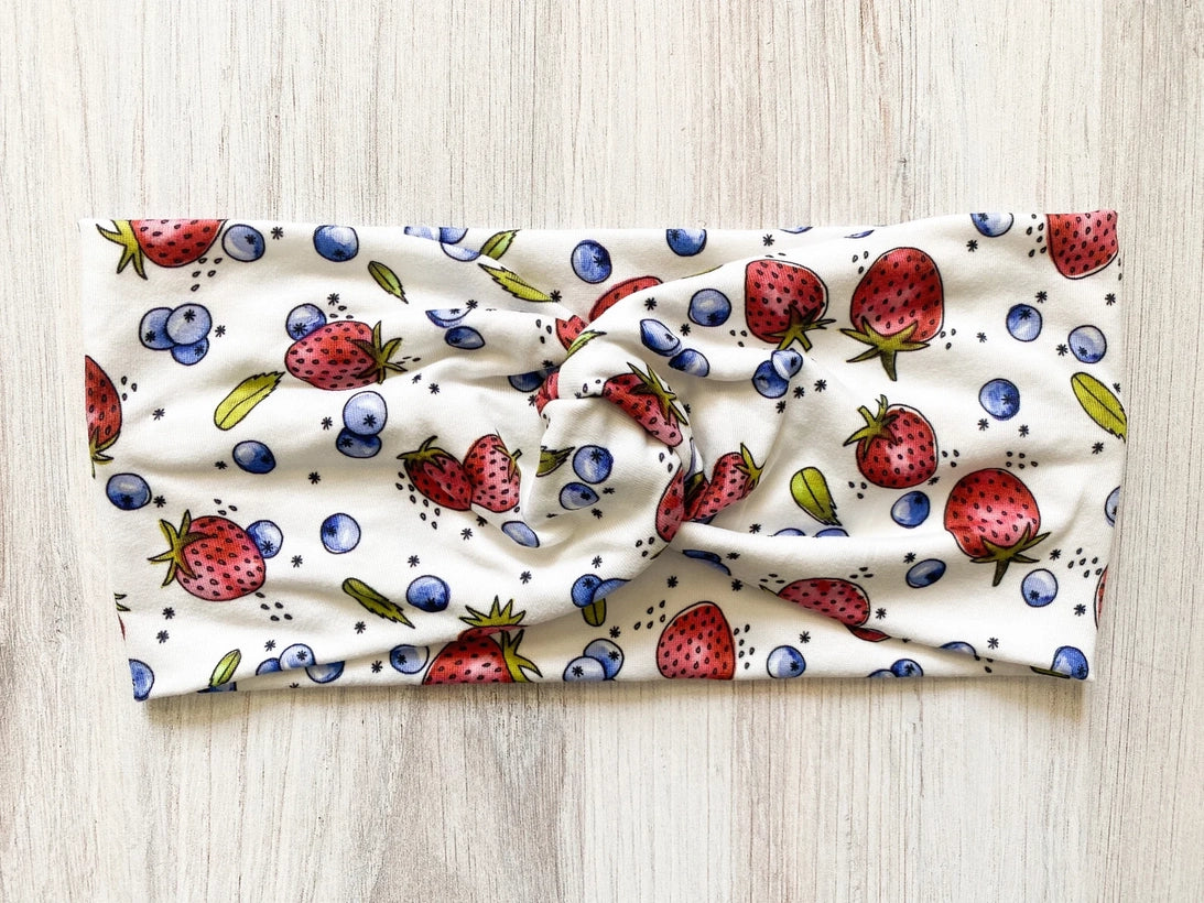 Headband Adult/Teen Strawberry