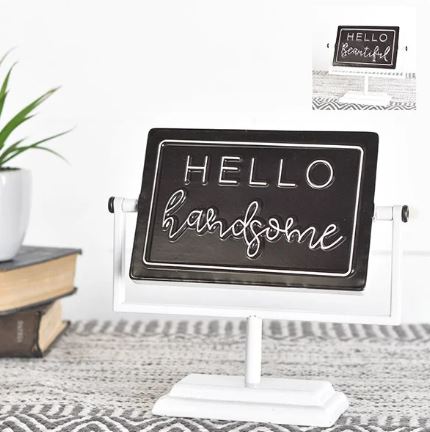 PD HX14326 Beautiful Handsome Flip Sign