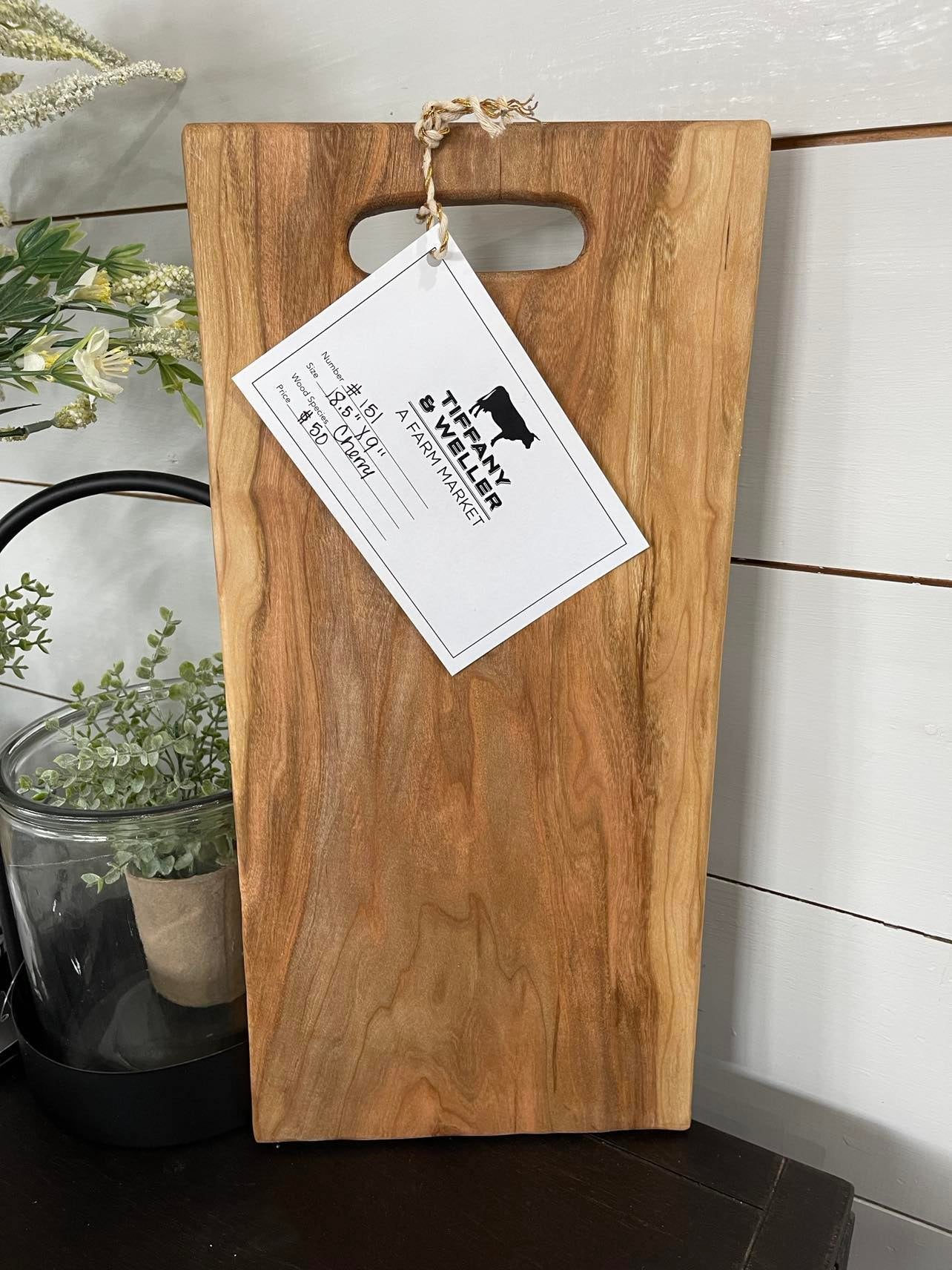 Charcuterie Board 18X8.5 Cherry