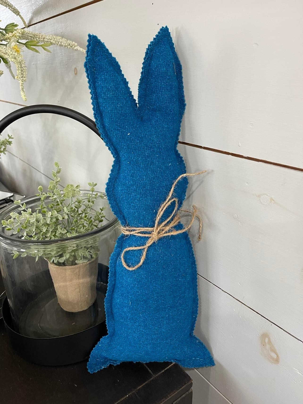Hand Sewn Bunny Blue