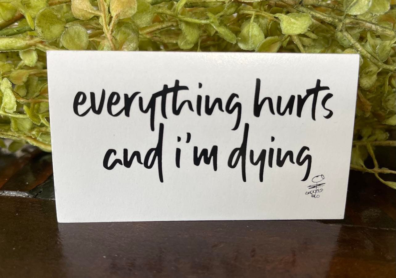Magnet 2X3.5 Everything Hurts And I'm Dying