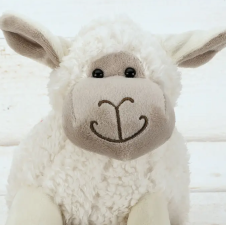 JOM MRT20274 Small White Sitting Sheep 7"