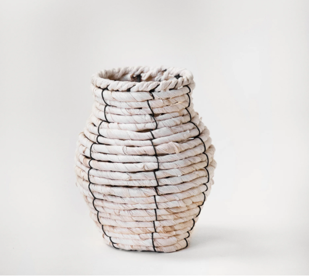 PD PDLA73 7.9" Corn Rope Vase