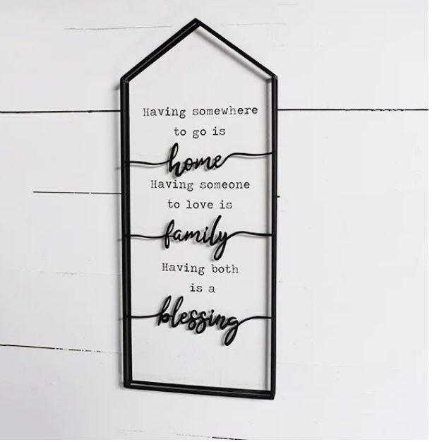 PD HX14297 House Share Tin Sign