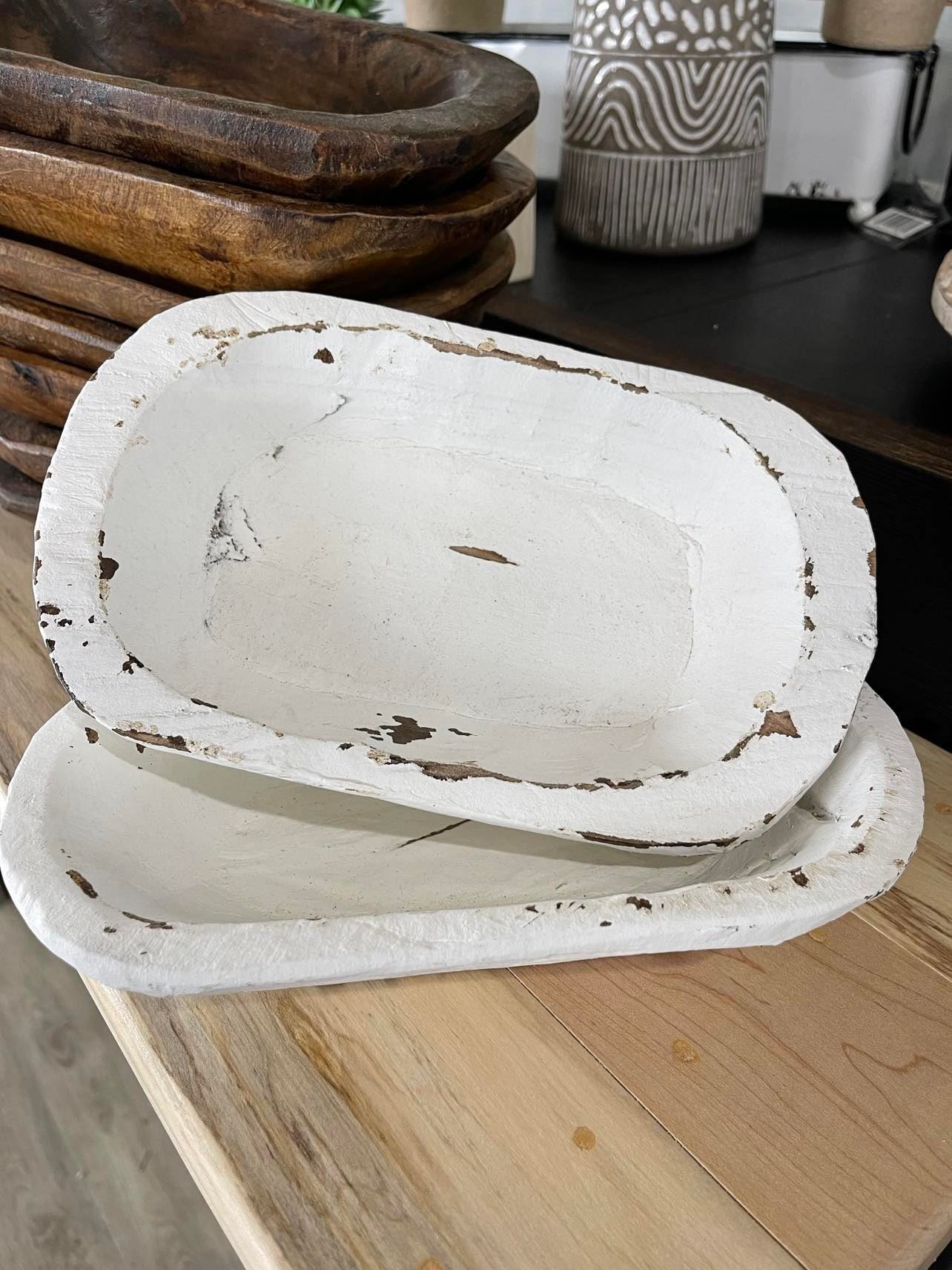 Dough Bowl Small White