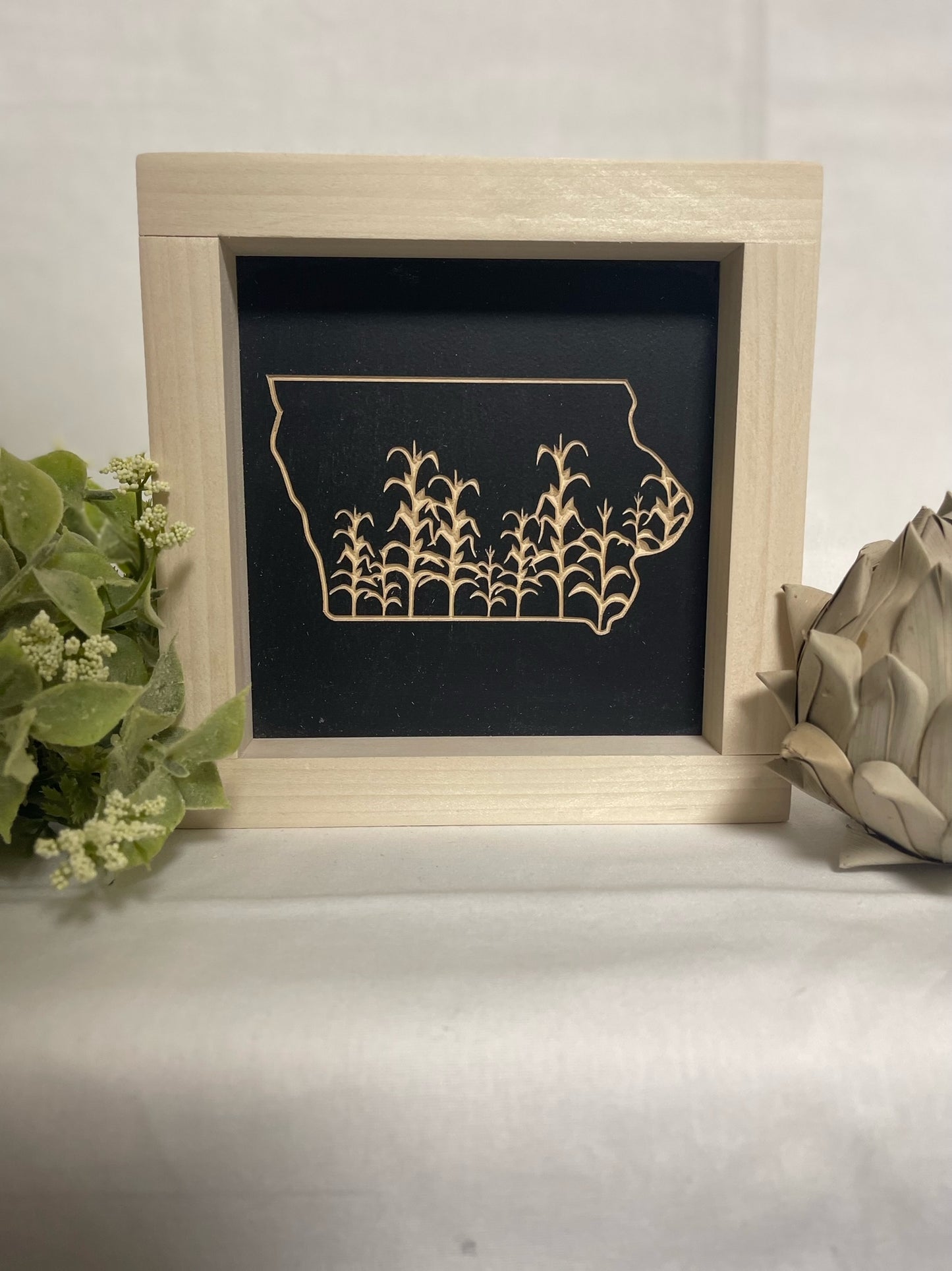 Iowa Corn 5X5 Wood Signs