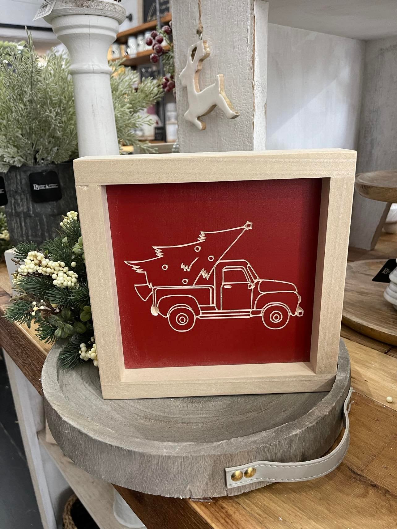 Sale Truck With Tree Sign