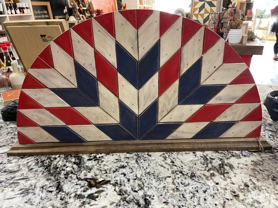 Barn Quilt 27X14 Arch