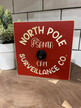 Load image into Gallery viewer, Santa Cam 5X5 Unframed Wood Sign
