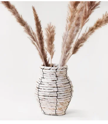 6.3" Corn Rope Vase PDLA74