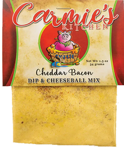 Carmie's Cheddar Bacon Dip & Cheeseball Mix