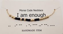 Load image into Gallery viewer, Morse Code Necklace
