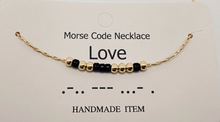 Load image into Gallery viewer, Morse Code Necklace
