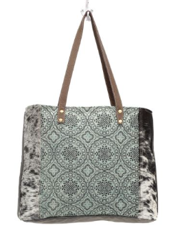 Myra S0933 FLORAL CHIC CANVAS TOTE BAG
