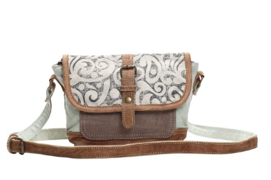 Myra S1153 LEAF PRINT SMALL & CROSS BODY BAG